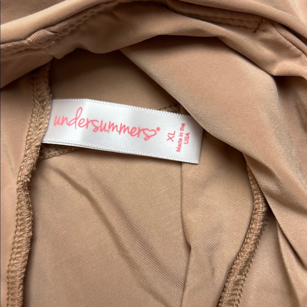 Undersummers shortlette capri shape wear slip nude tan compression XL - Picture 8 of 11